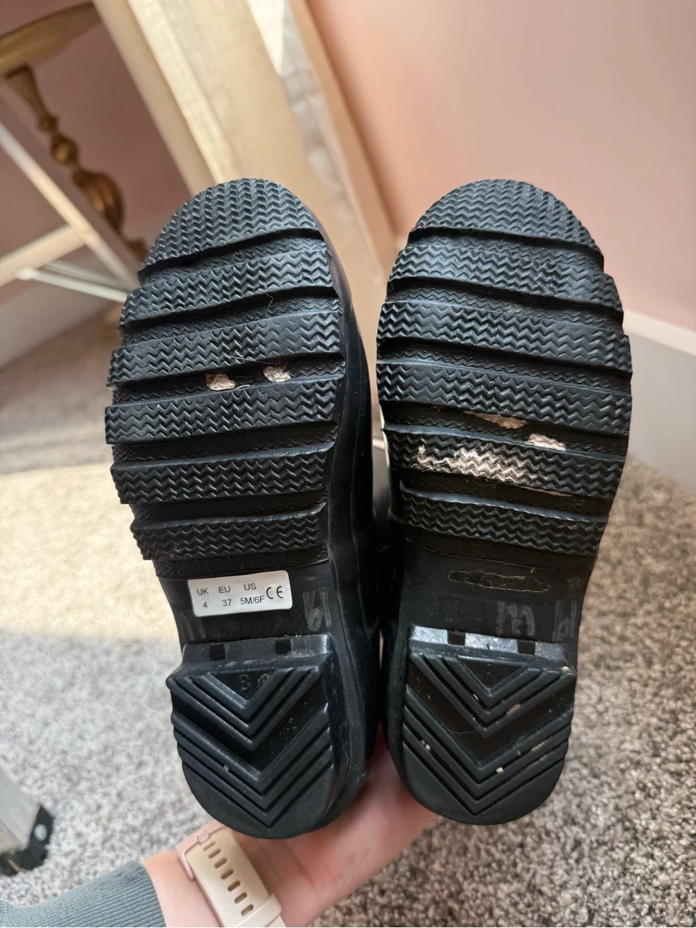 Hunter Original Short Rain Boots Black Women’s 6 - Picture 6 of 6